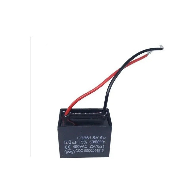 Capacitor Condensador Cbb61 5uf 450vac 5 Uf Motor