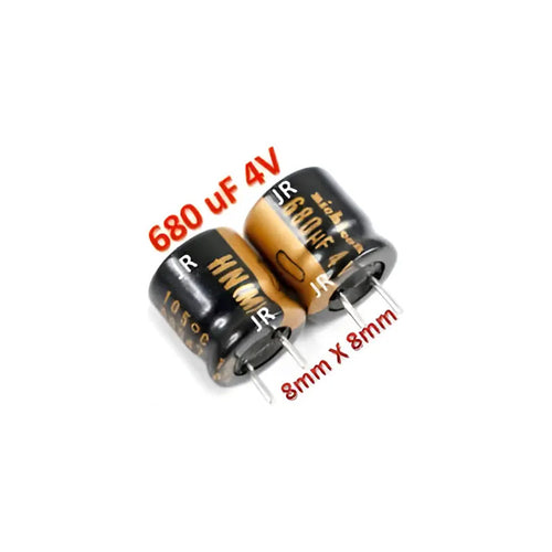 40x Condensador Capacitor Filtro 680uf 4v 105ºc 8mm