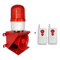 Alarma Comunitaria 12v Roja Luz Baliza Sirena Led Emergencia Roja