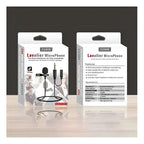 Micrófono Condensador Lavalier Solapa Para Celulares Tab Pc Negro