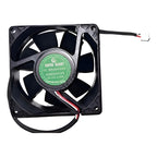 Ventilador Fan Cooler 80x80x25mm 12v 3 Pines Tereparochile Kd8025h12s Negro