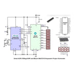 Max7219 Cng Driver 8 Display Led Para Arduino Pic Avr Arm 51