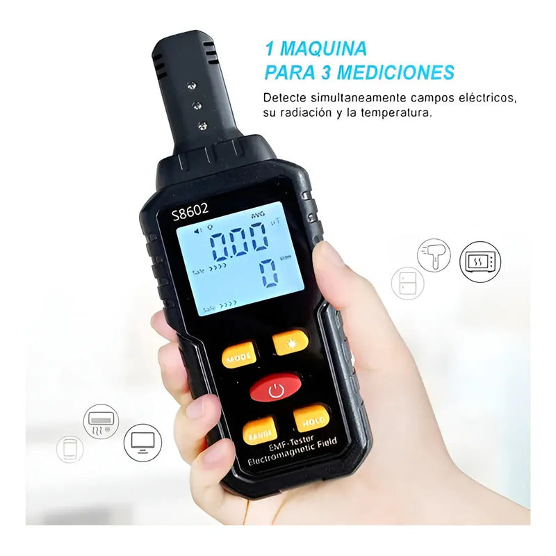 Tester Medidor Radiacion Campo Electromagnetico Dosimetro