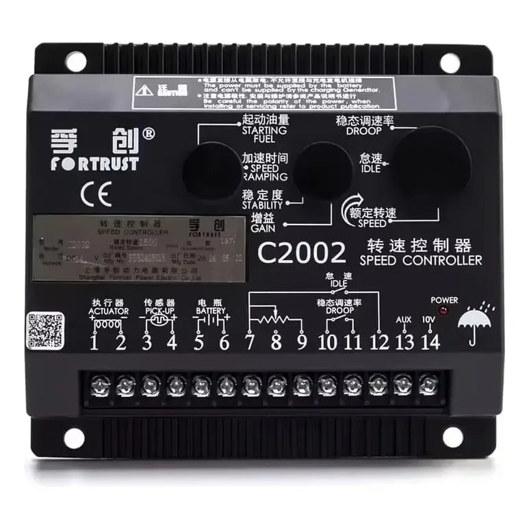 Regulador Control O Gobernador Velocidad Motor Avr C2002 12v