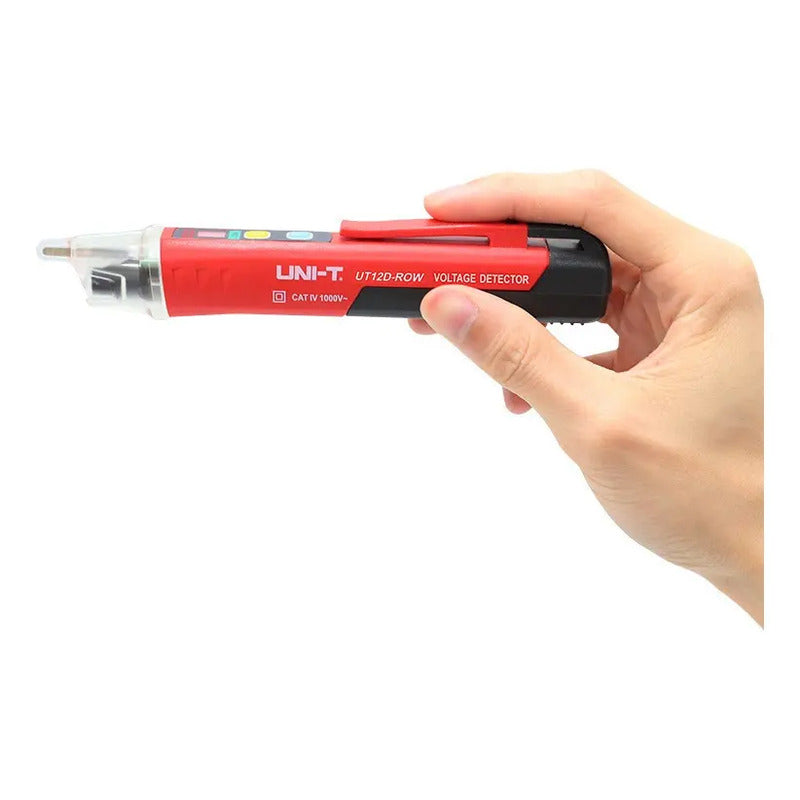 Tester Detector Fase Buscapolo Voltaje Uni-t Portatil 1000v Rojo Y Negro