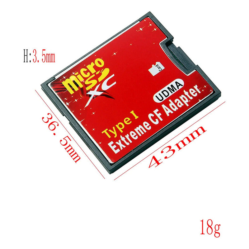 Adaptador Sd A Cf De Alta Velocidad Micro Sd A Compact Flash