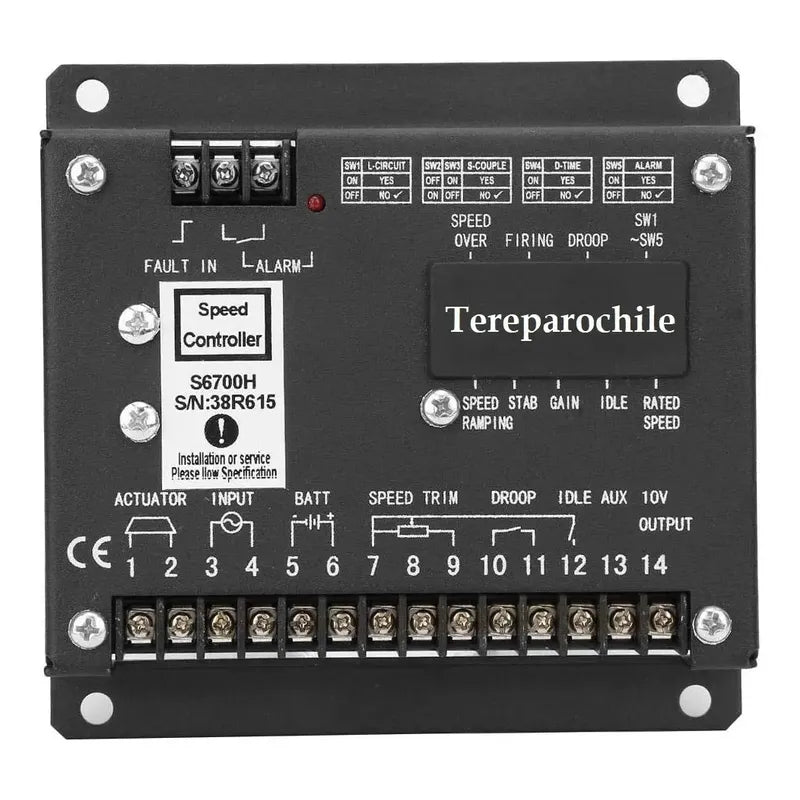 Gobernador De Velocidad S6700h Controlador Generador - Avr