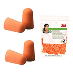Pack 160 Tapones 3m Protectores Auditivos Oído Desechables Naranja