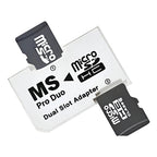 Adaptador Memory Stick Duo A 2 Micro Sd Para Psp Ms Pro Duo