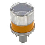 Baliza Solar Amarilla Luz Advertencia Led Interperie Flash