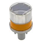 Baliza Solar Amarilla Luz Advertencia Led Interperie Flash