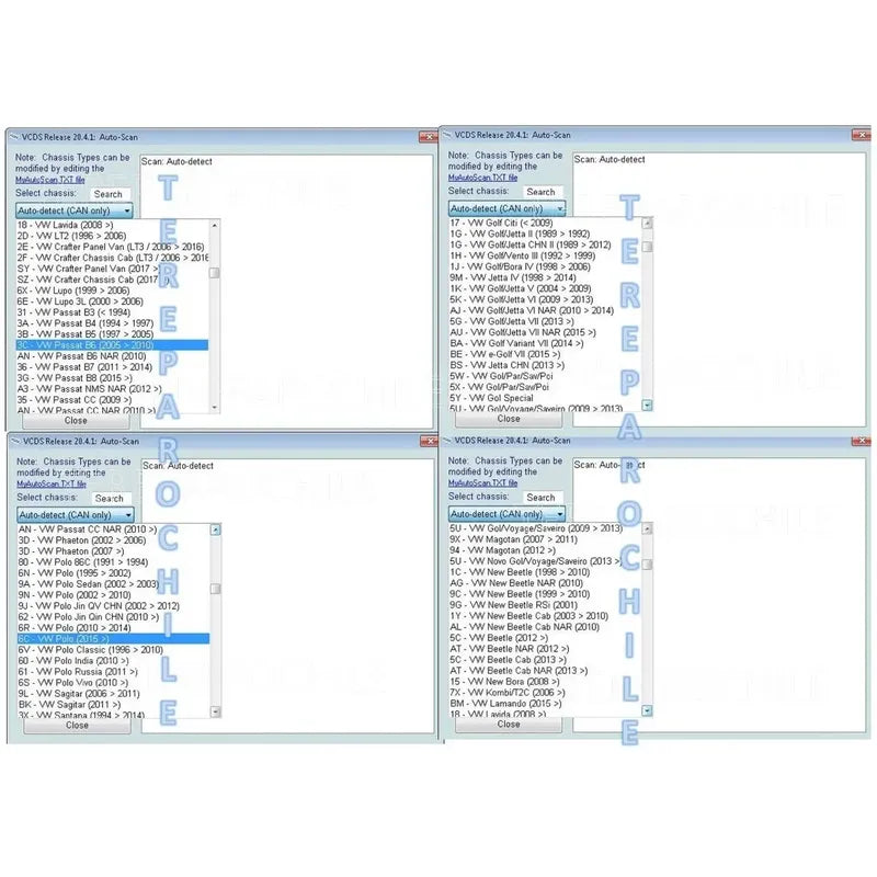 Software Escaner Auto Vagcom Vcds Hexv2 Para Volkswagen Audi