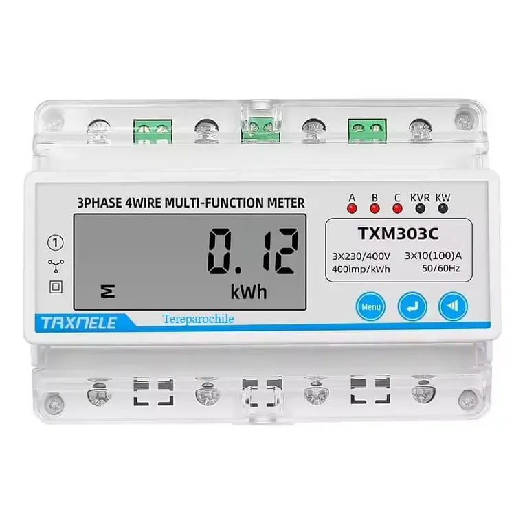 Medidor Remarcador Digital Rs485 Trifasico 100a 380v Kwh 220