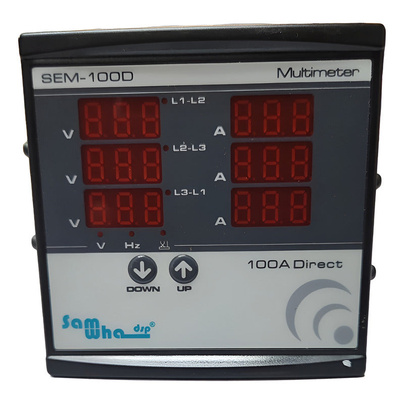 Analizador De Red Medidor Voltaje Amperaje Trifasico 100a