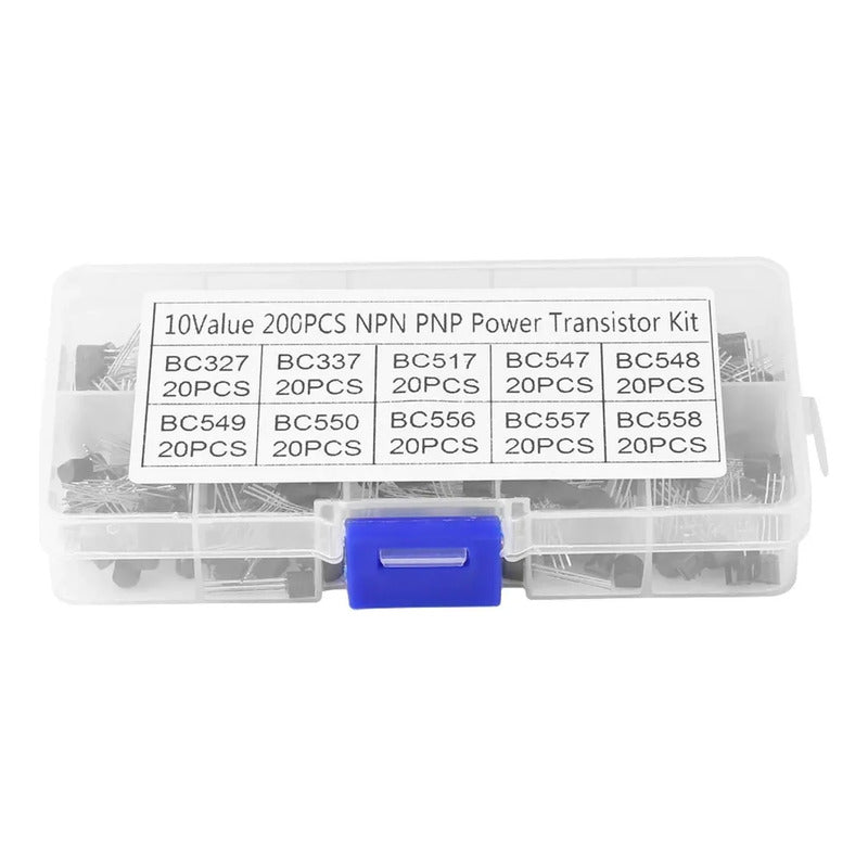 Kit 200 Transistores Npn Pnp Bc548 337 517 Bc547 327 449 556
