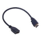 Extension Hdmi Hembra A Hdmi Macho 50 Cm Full Hd 4k Hdtv