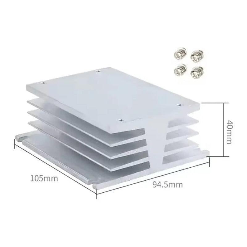 Rele Estado Solido Ssr 220v 60a Trifasico 24-480vac 3-32vdc