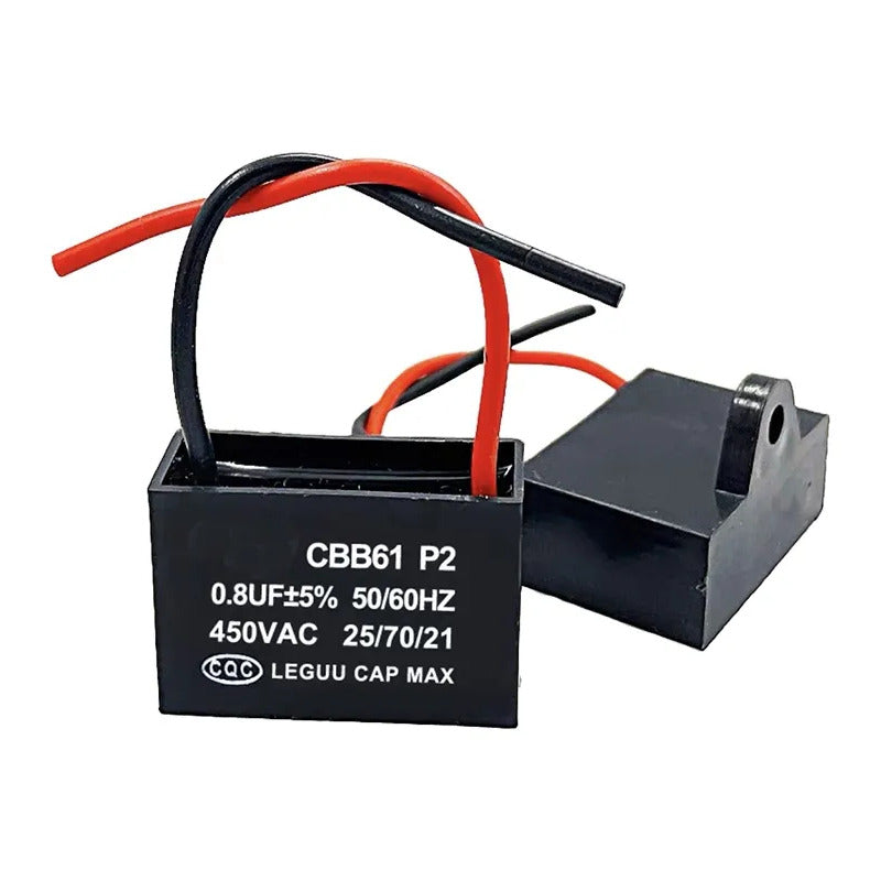 Capacitor Condensador Cbb61 450v 0.8 Uf Motor Ventilador