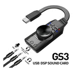 Tarjeta Audio 7.1 Sonido 3d Usb Gamer Ps4 Para Mac Pc 24 Bit