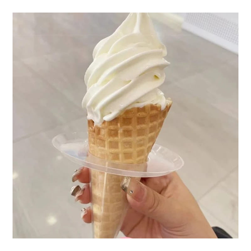 100x Porta Cono De Helados Barquillo Antichorreo Plastico