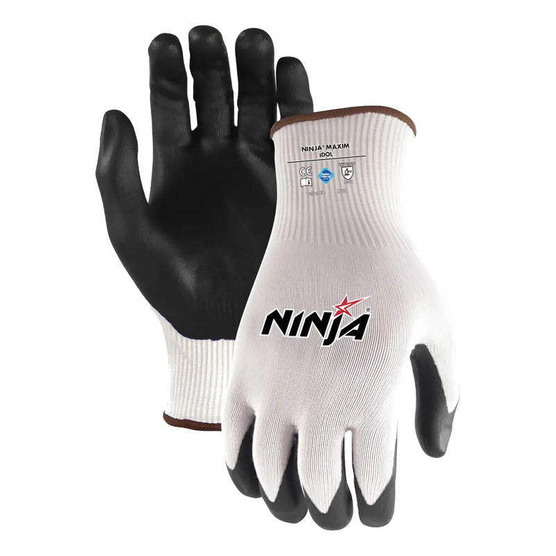Guantes Seguridad Recubrimiento Nitrilo Precisión Y Agarre Blanco Xl