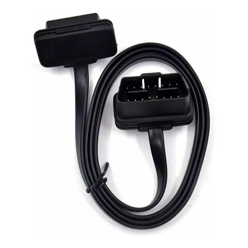 Cable De Extensión Plano Obdii Obd2 Macho Hembra Obd Ii