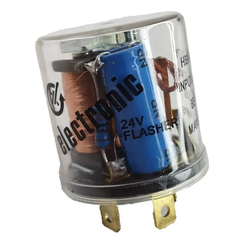 Rele Relay Flasher Electronico Intermitentes 24v 20a 2 Pines