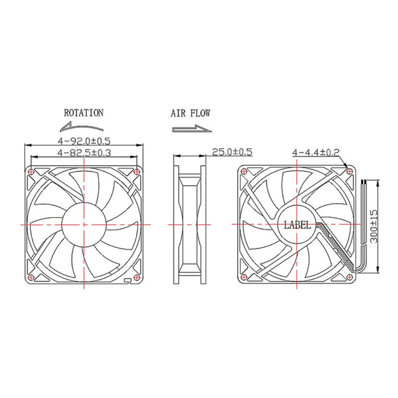 Fan Cooler Ventilador Afb0912vh 12 V 9025 Maquina Soldar Ups