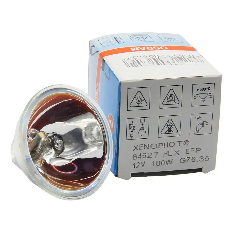 Ampolleta Halogena Para Osram 12v 100w Efp 64627 Gz 6.35 Blanco Neutro