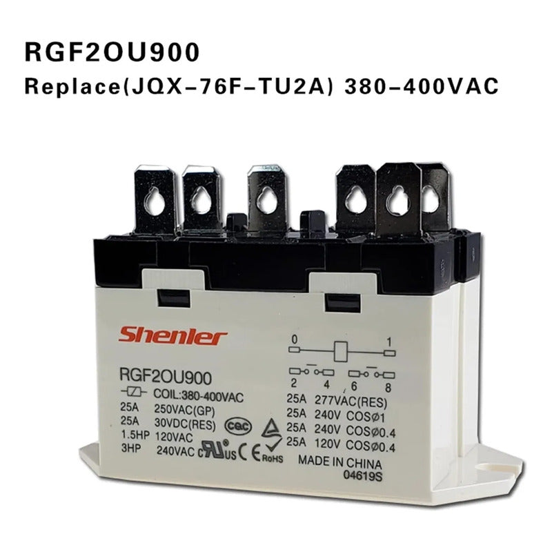 Rele De Potencia Rgf20u900 25a 380-400vac 6 Pines
