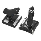 Joystick Simulador Vuelo Pxn-2119 Pro Palanca Usb Control Rojo Con Negro