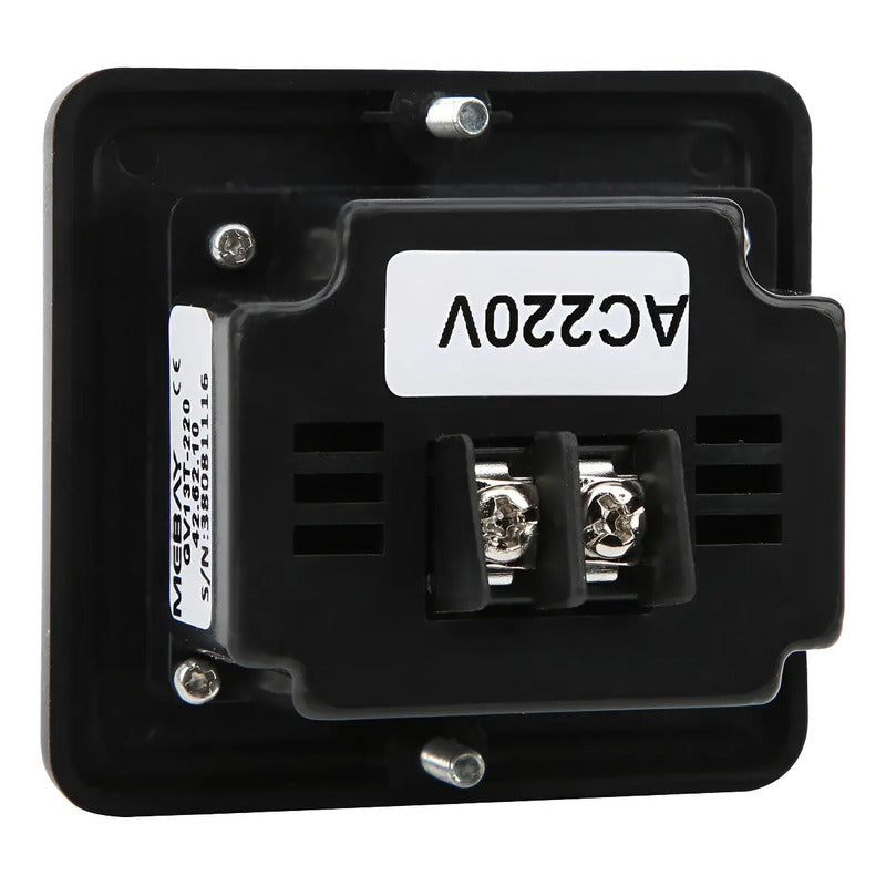 Horometro Voltímetro Digital Medidor Voltaje Frecuencia 220v