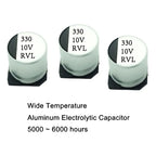 Set De 3 Condensadores Capacitores Solidos De 330uf 10v Smd
