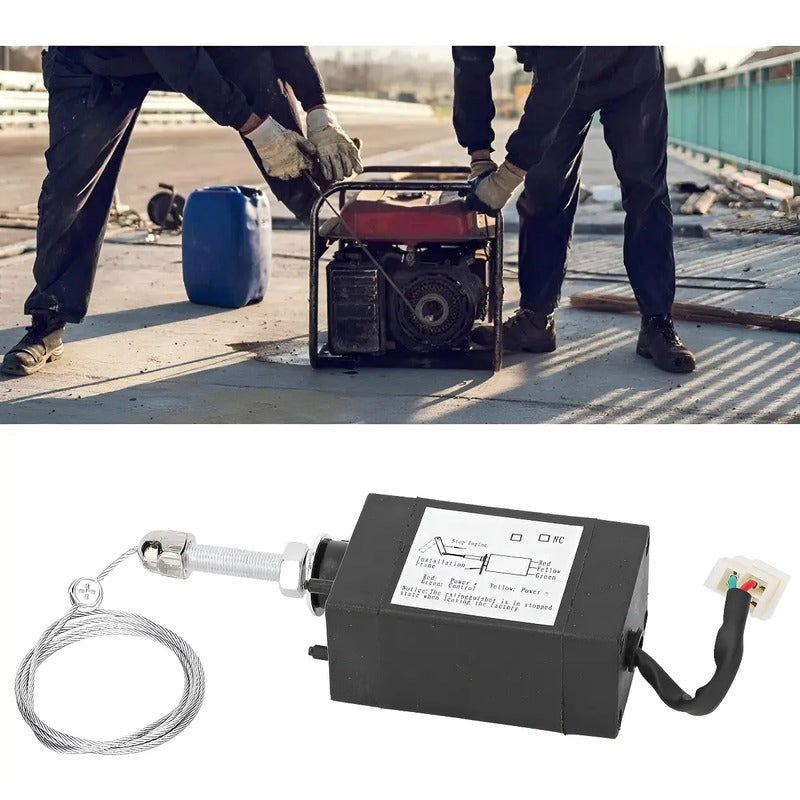 Solenoide Parada Motor 12v Valvula Selenoide Normal Cerrado