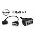 Cable Obdii Nissan Obd1 14 Pin A 16 Pin Obd2 Para Escaner