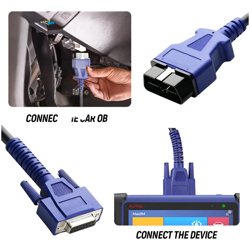 Cable Para Scanner Autel Im508 Obd2 Obdii Conector Obd2