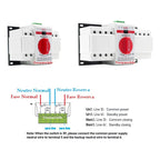 Ats Switch Transferencia Automatico Mcb 63a 220v Generador Gris
