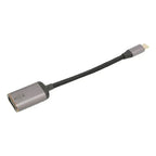 Adaptador Usb Tipo C A Displayport Hembra 4k 144hz- 8k 60hz Negro