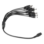 Splitter Pulpo Cable Alimentación 1x8 Cctv Camaras 5.5mm
