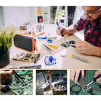 Kit Soldador De Estaño Eléctrico 60w Tipo Lápiz Temperatura Ajustable Genérica
