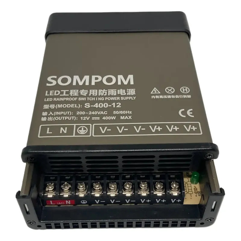 Fuente De Poder Switching 12v 400w 33a Ip43