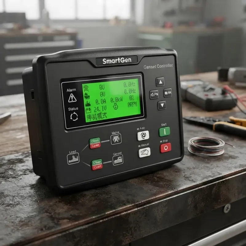Controlador Generador Arranque Automatico Hgm6120n Display