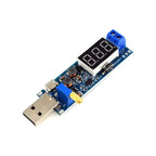Fuente Ajustable Con Voltimetro Step Up Down Usb Dc-dc Lcd