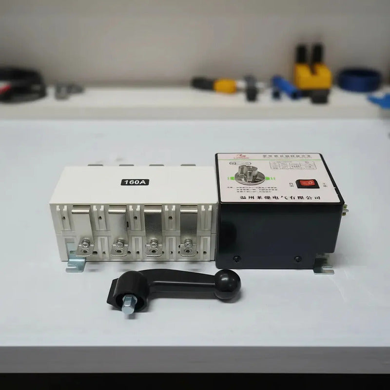 Interruptor Switch Automatica Ats 160a 4 Polos Blanco