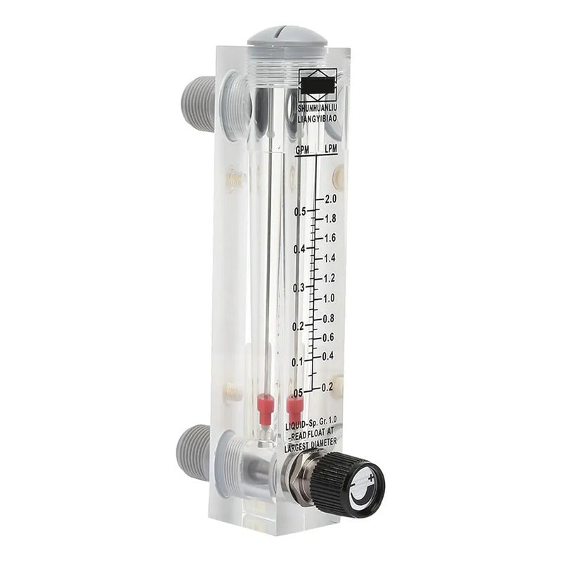 Caudalímetro Medidor De Flujo De Líquido De 0.1 A 0.5 Gpm