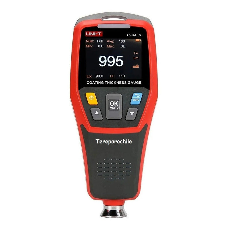 Medidor De Espesor Para Recubrimiento Ut343d Pinturas Barniz