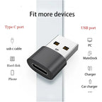 Mini Adaptador Convertidor Usb-a Macho Usb 3.0 Tipo C Hembra