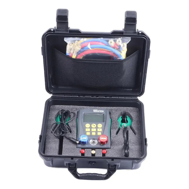 Kit Manometro Digital Presión Hvac 500psi Aire Acondicionado