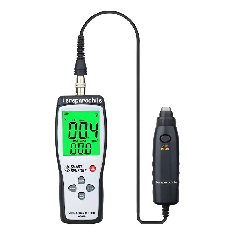 Medidor Vibrometro Acelerometro Digital Con Sonda E Iman