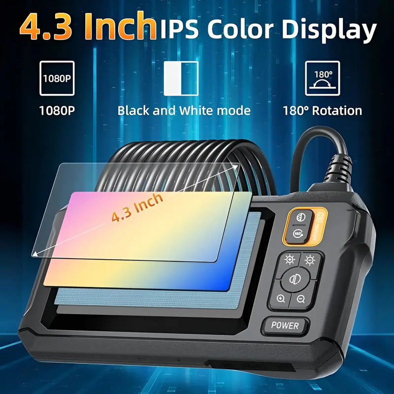 Cámara Inspeccion Endoscópica Industrial Boroscopio Lcd 5m